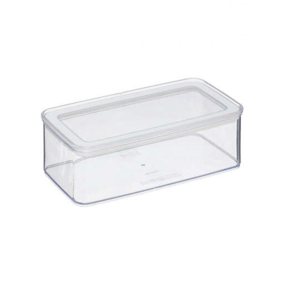 Κουτί αποθ.τροφίμων ps διάφανο 1L 20,4x10,3x7cm Plastona 07.152044