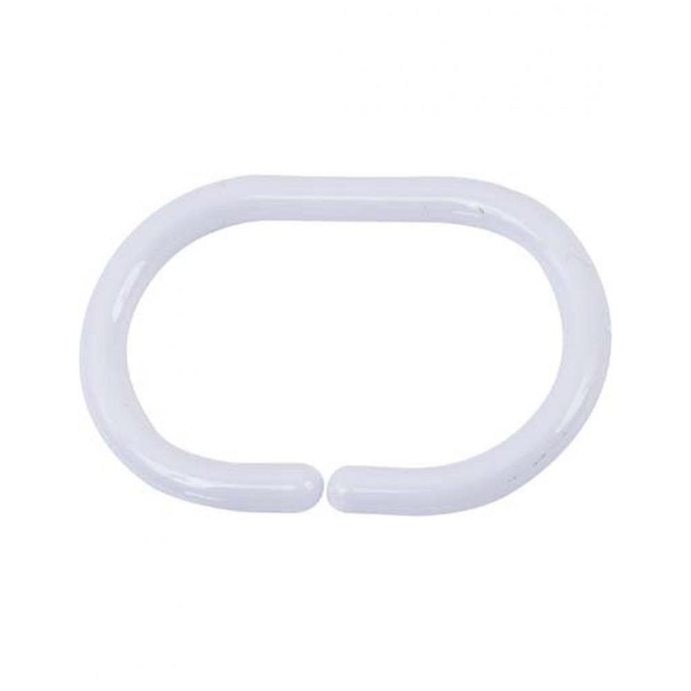 Κρικοι κουρτίνας μπάνιου λευκό χρ. σ/12 Plastona 06.2200100