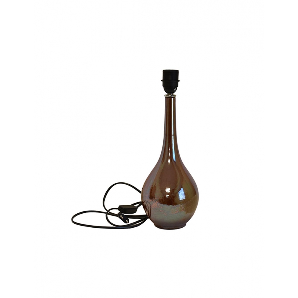 Λάμπα επιτ.κεραμ.χειροποίητη 30εκ. Rose gold Plastona 026.0065