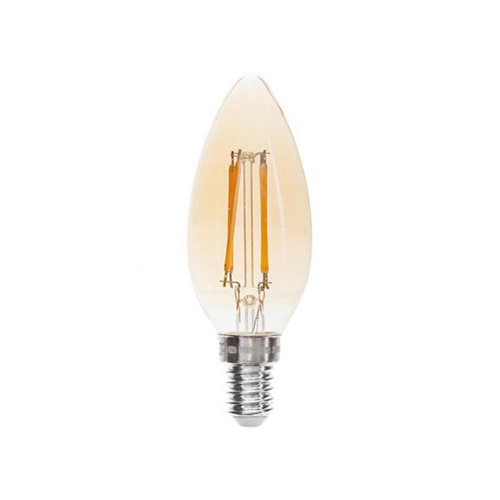 Λάμπα led Flame-shaped C35/E14/2W Φ3,5 Η9,9cm Plastona 07.168250