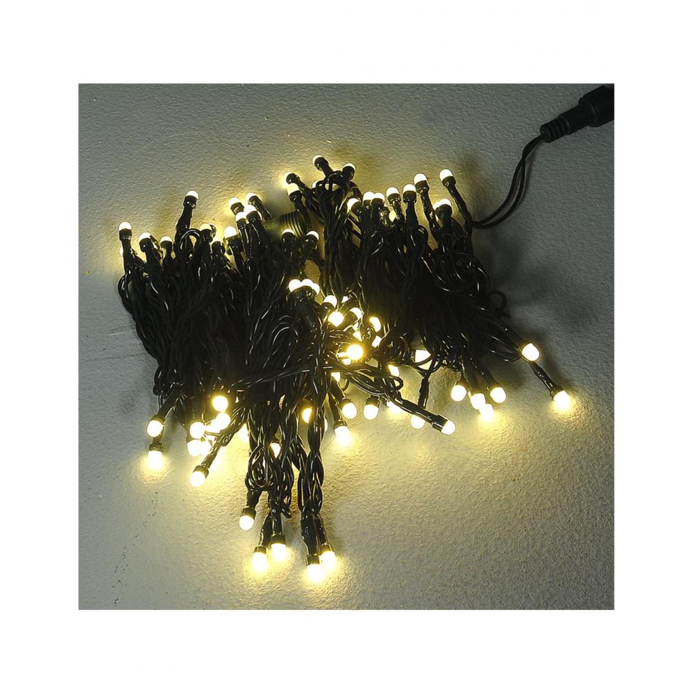 Λαμπάκια μπίλιες X100LED επεκτ.λευκό 12 Plastona 00.11.9780768