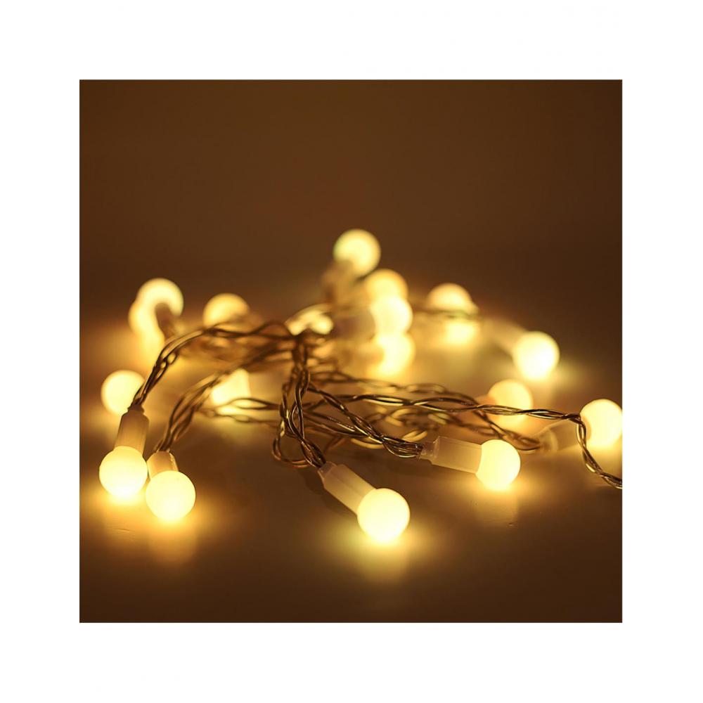 Λαμπάκια μπίλιες Χ20LED μπαταρίας Plastona 00.11.9780960