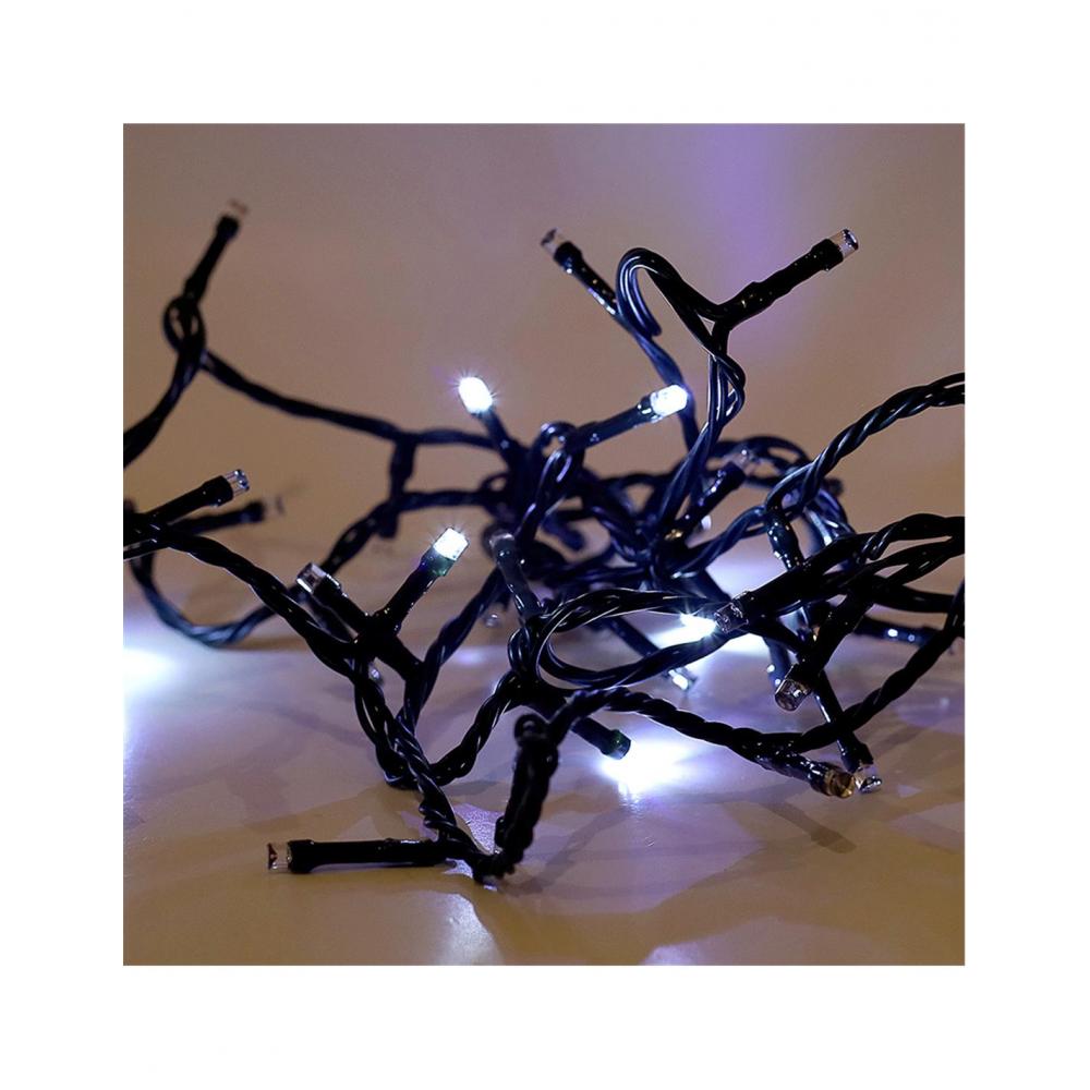 Λαμπάκια Χ100 LED,5Μ, επεκτ. εξωτ.,πρασ./λευκό FLASHING Plastona 00.11.9780486