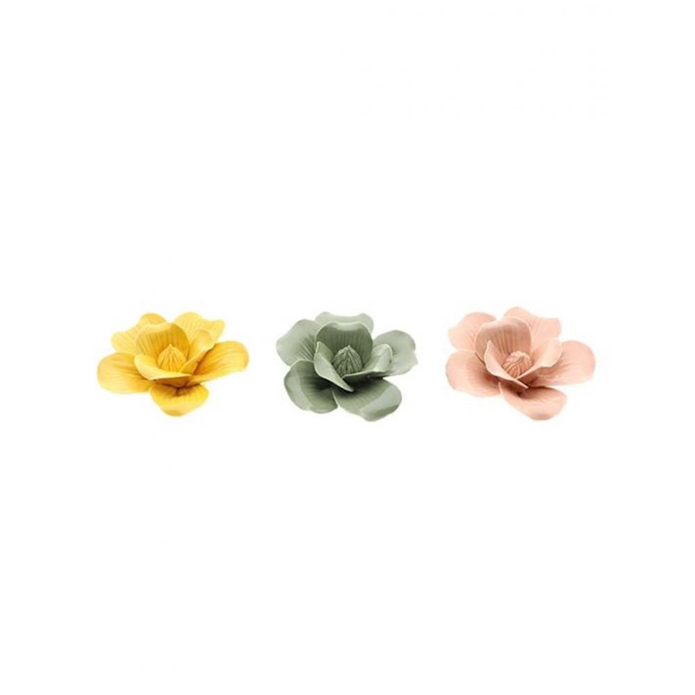 Λουλούδι διακ.3χρώματα 9,5x4,5cm Plastona 012.862683728