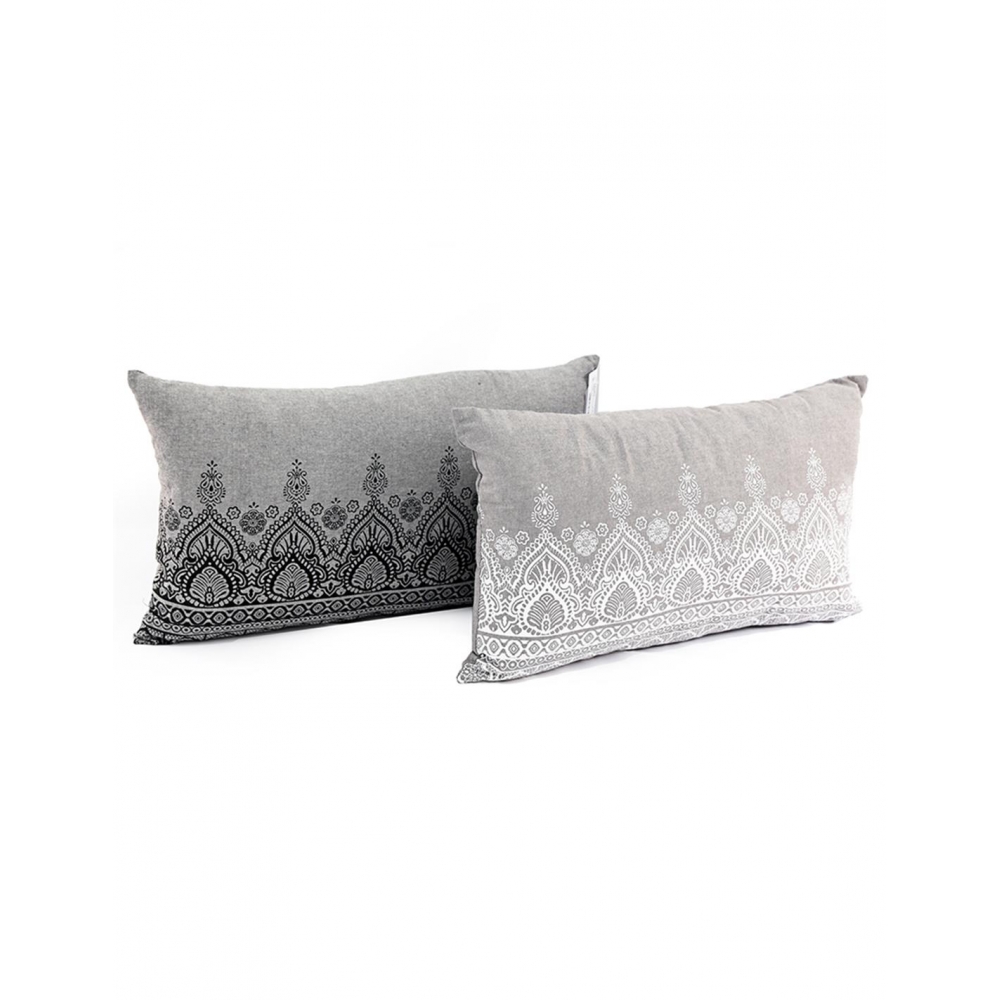 Μαξιλάρι βαμβ.mandala γρκι 50Χ30,2χρ. Plastona 014.TX1277