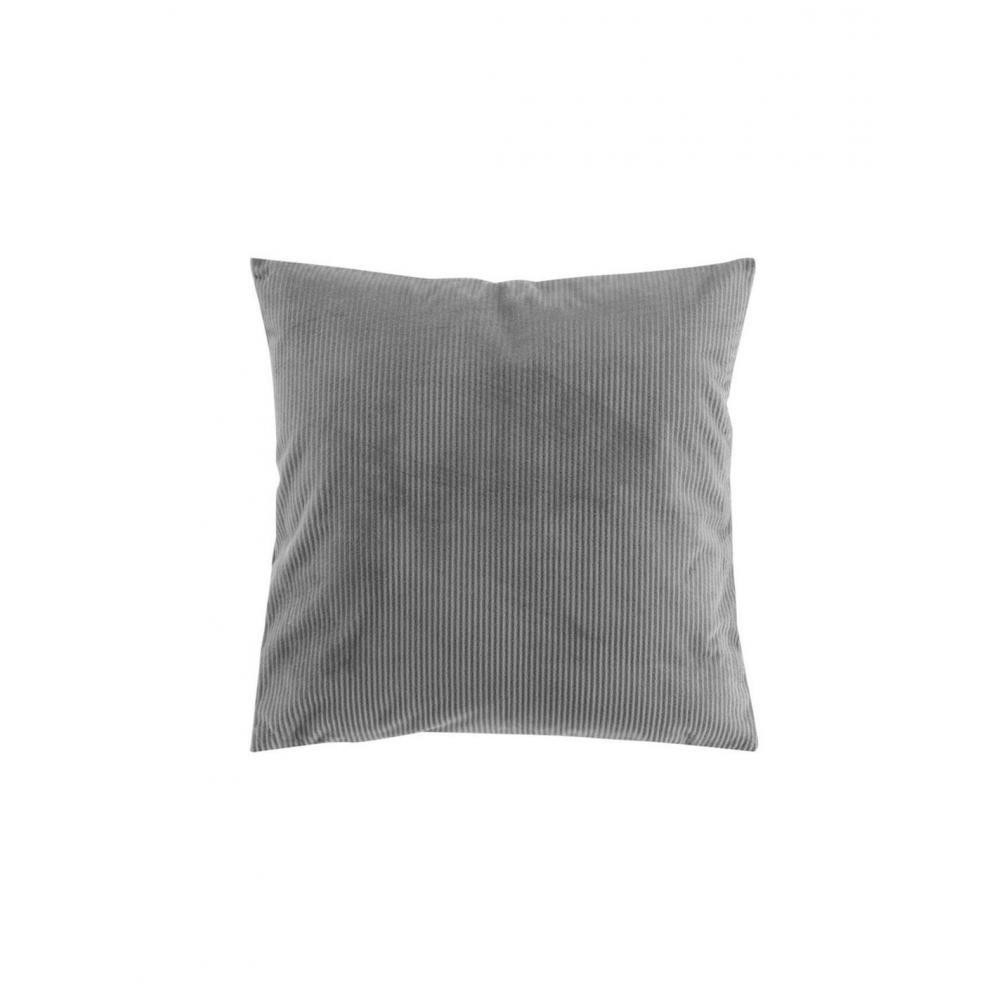 Μαξιλάρι βελούδινο γκρι 40x40cm Plastona 027.1611457