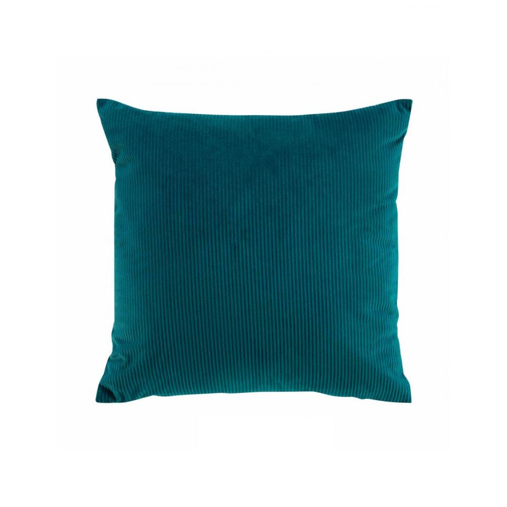 Μαξιλάρι βελούδινο πετρόλ 40x40cm Plastona 027.1611456