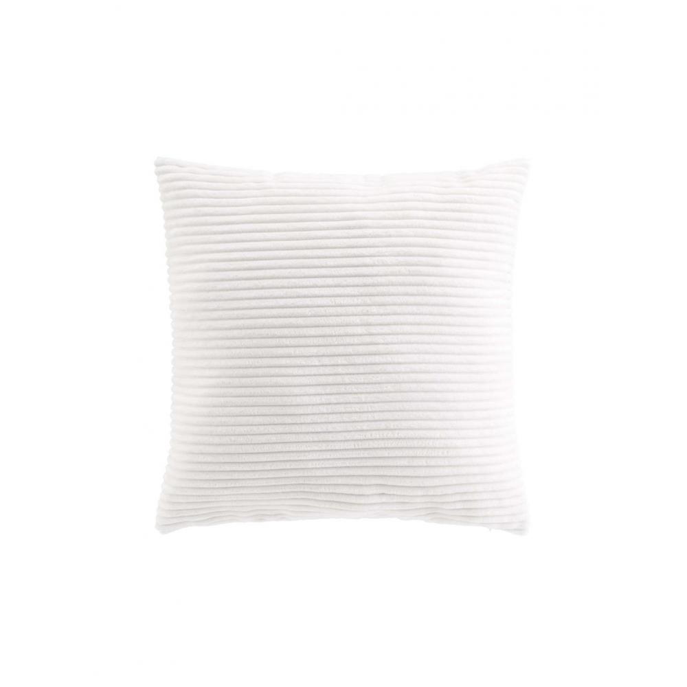 Μαξιλάρι embossed velvet λευκό 45x45cm Plastona 027.1612780
