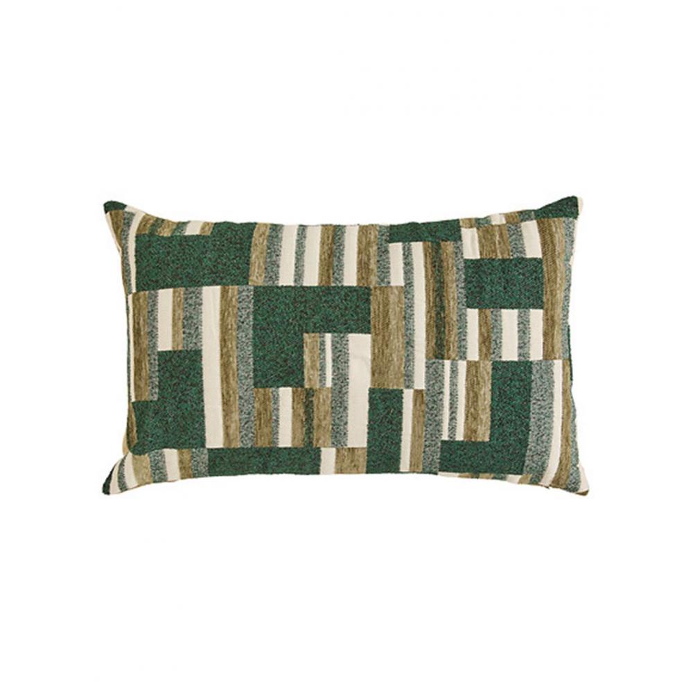 Μαξιλάρι Jacquard χακί 30x50cm Plastona 07.212518B