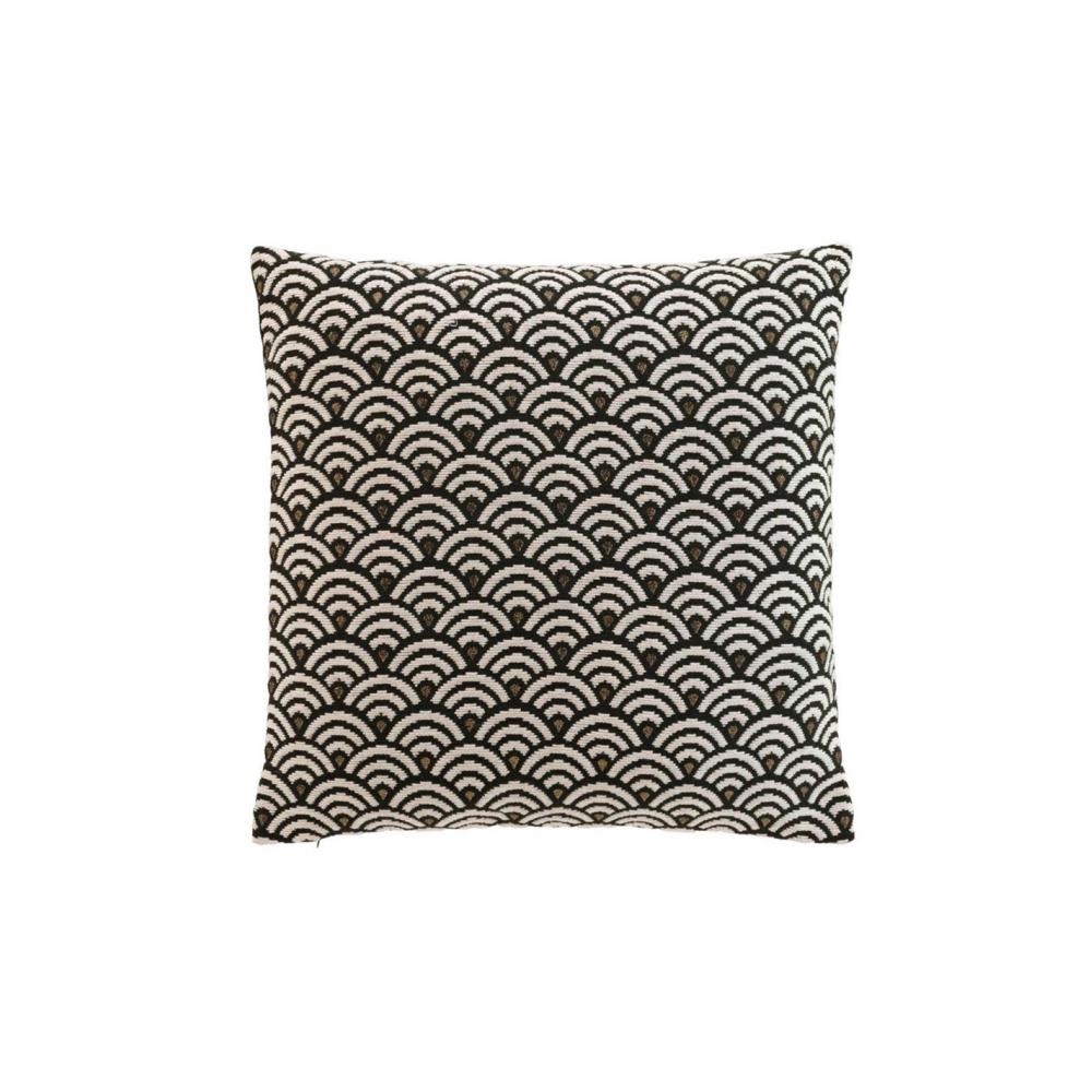 Μαξιλάρι μαύρο chenille 45x45cm Plastona 027.1612446