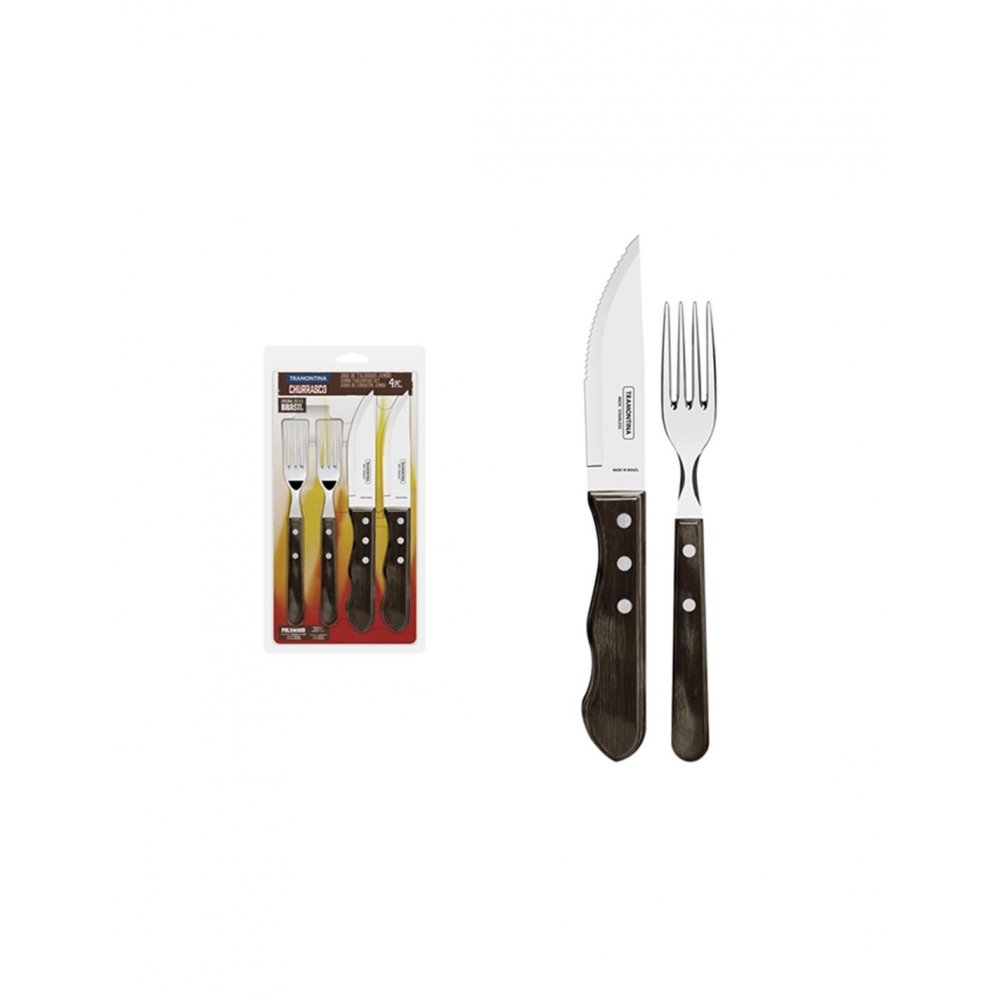 Μαχαιροπήρουνα jumbo Churrasco σ/4 Plastona 020.21198.408