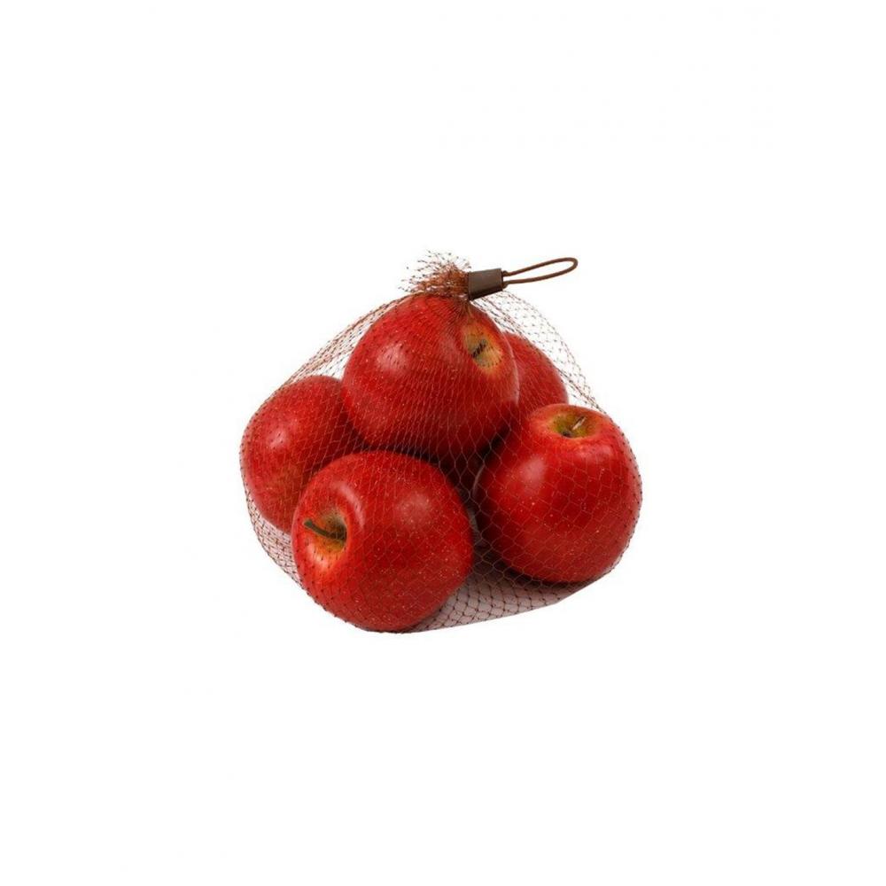 Μήλα κόκκινα σετ 5τμχ σε δυχτάκι 15x14cm Plastona 014.KG4055