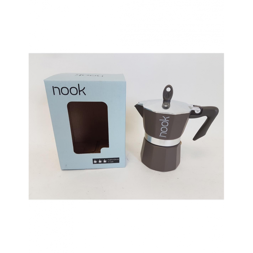 Μηχανή espresso 3κούπες moka Plastona 023.601100.131