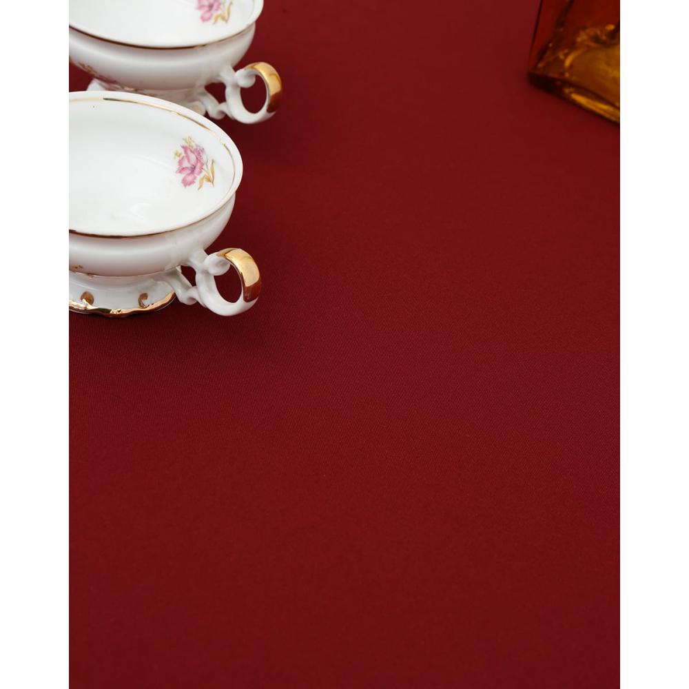 Μονόχρωμο τραπεζομάντηλο Monaco 4 ατόμων (140x140cm) Μπορντώ Pennie 221325-11