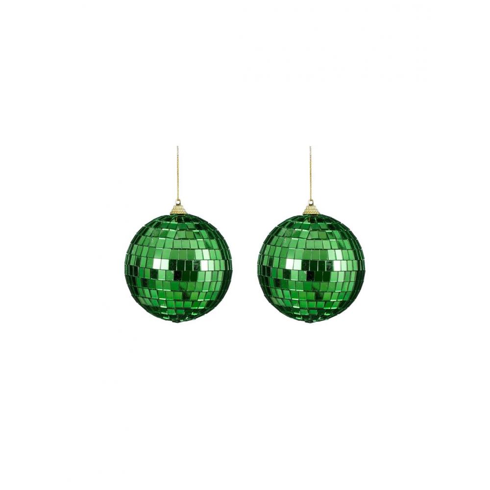 Μπάλα disco mirror πράσινη 10εκ. σ/2 Plastona 02.1162266