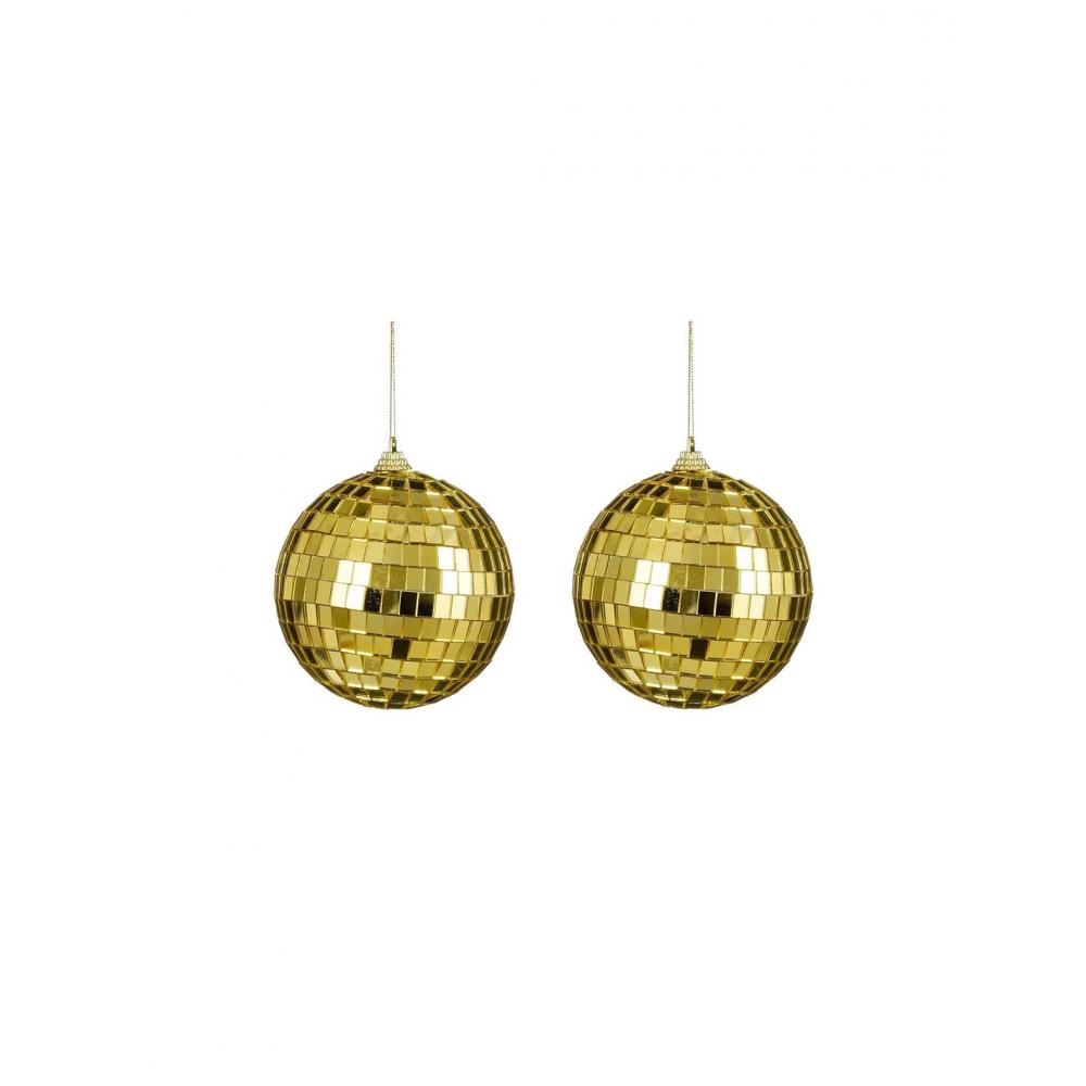Μπάλα disco mirror χρυσή 10εκ. σ/2 Plastona 02.1162268