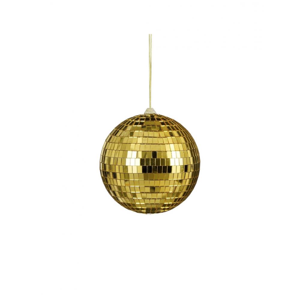 Μπάλα disco mirror χρυσή 15εκ. Plastona 02.1162276