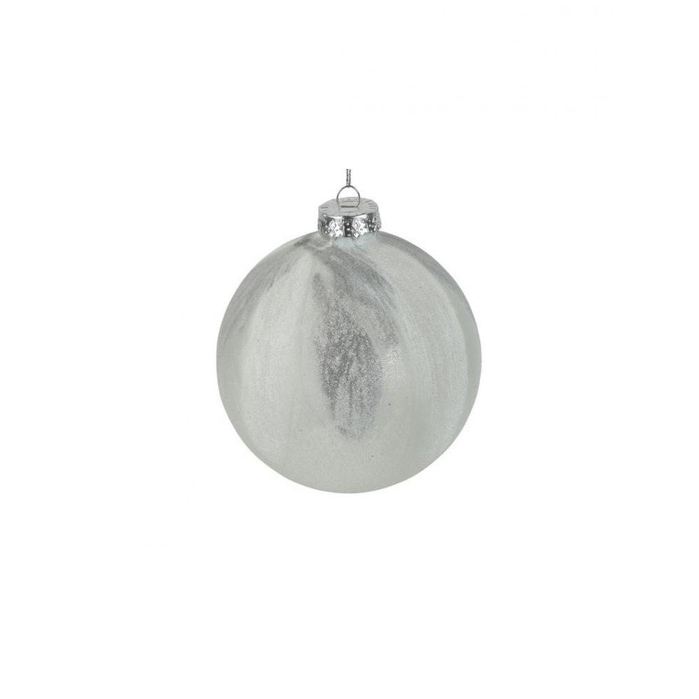 Μπάλα γυαλ.marble ρίγες Φ10cm Plastona 013.811536