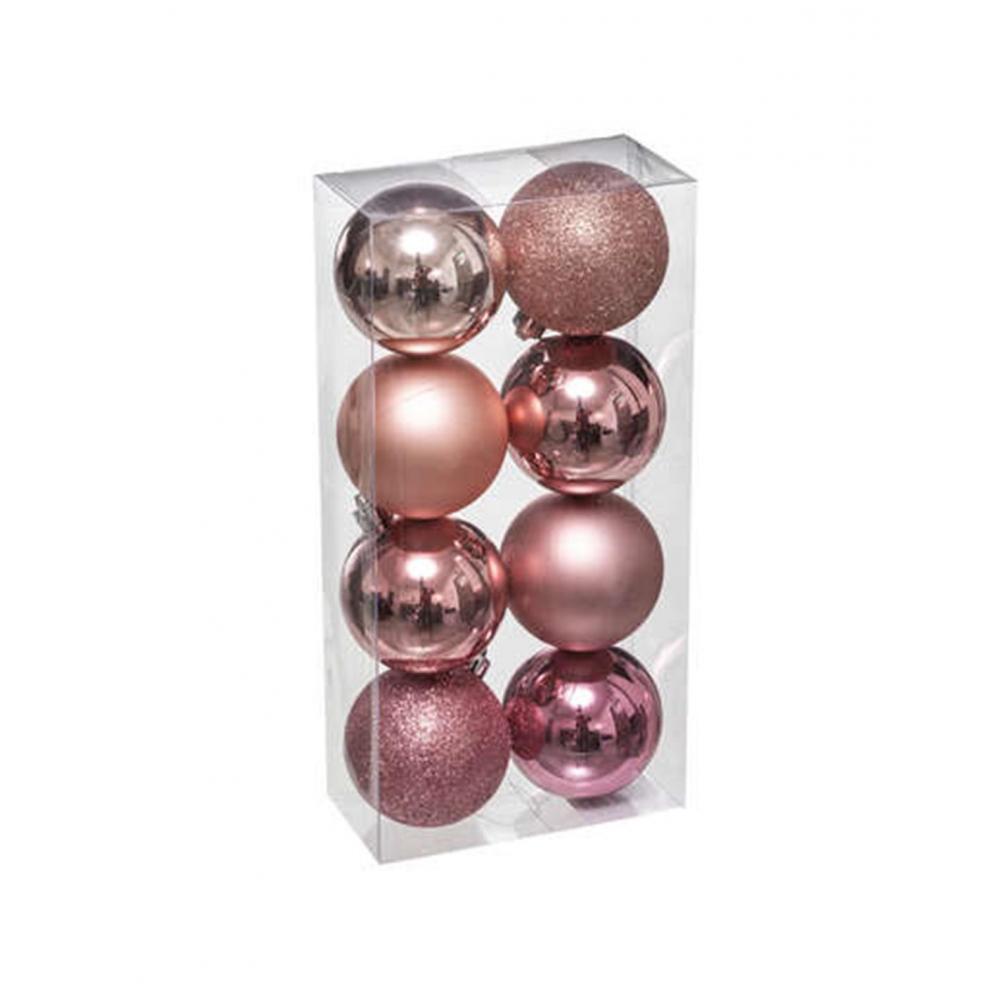 Μπάλα πλαστ.ροζ Φ7cm/set8τμχ Plastona 07.129170SD