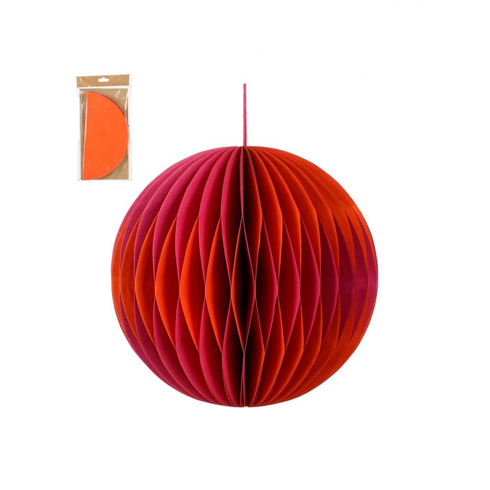 Μπάλα χάρτ.κόκκινη Φ26Η25cm Plastona 02.1166522