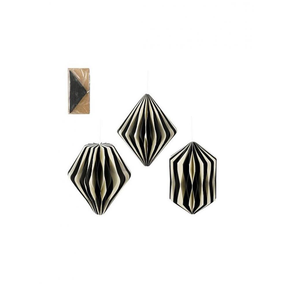 Μπάλες onion μαυρόασπρες ριγωτές 20x25cm Plastona 02.1177474