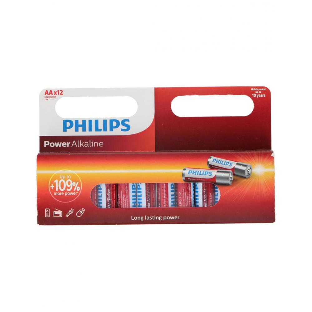 Μπαταρίες PHILIPS AA set12pcs Plastona 03.55325