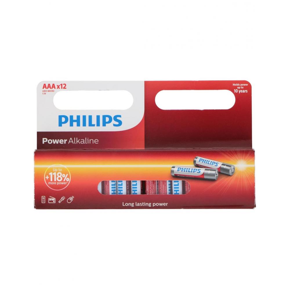 Μπαταρίες PHILIPS AAA set12pcs Plastona 03.55328