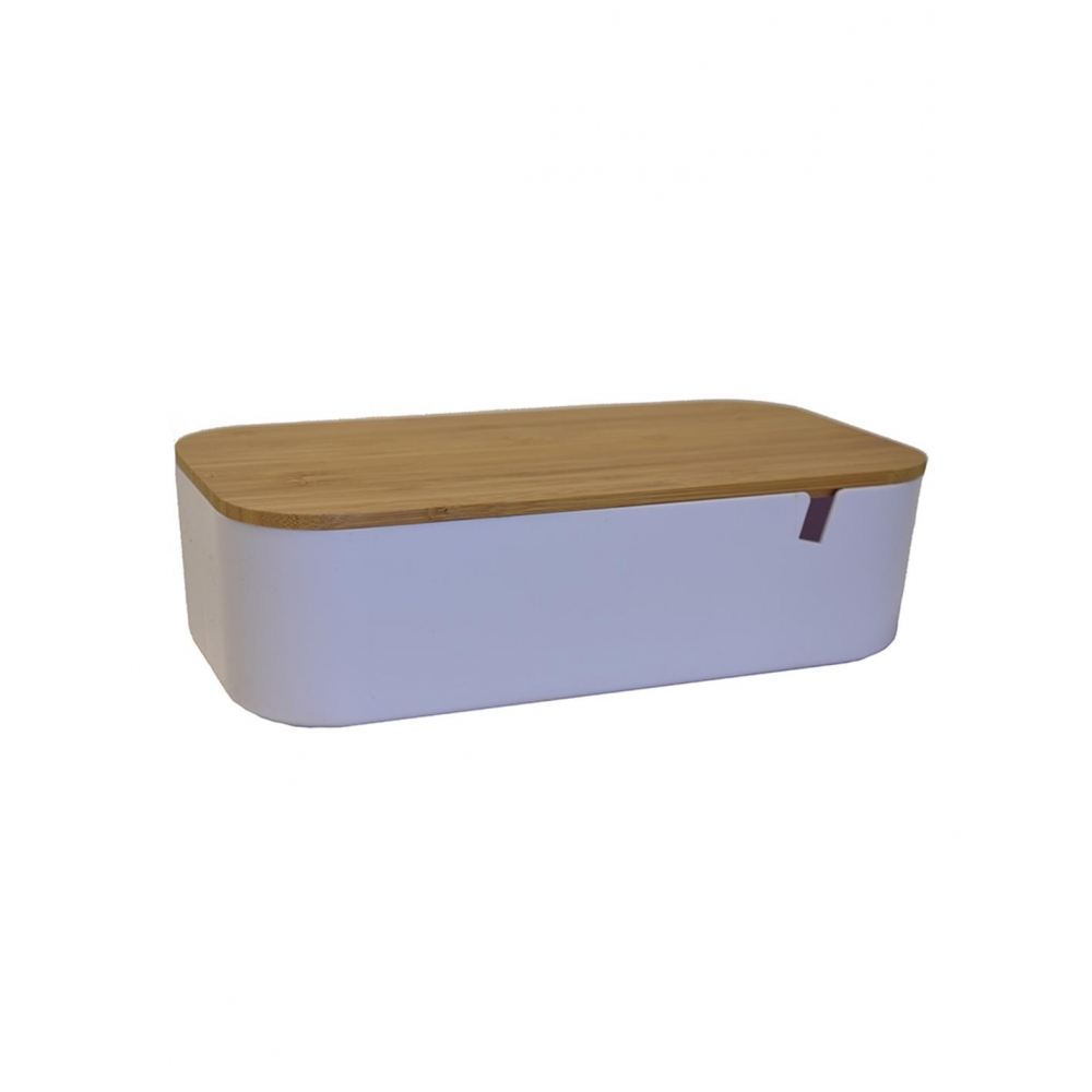 Μπιζουτιέρα pp με καπάκι bamboo 25X13X7 Plastona 03.18263
