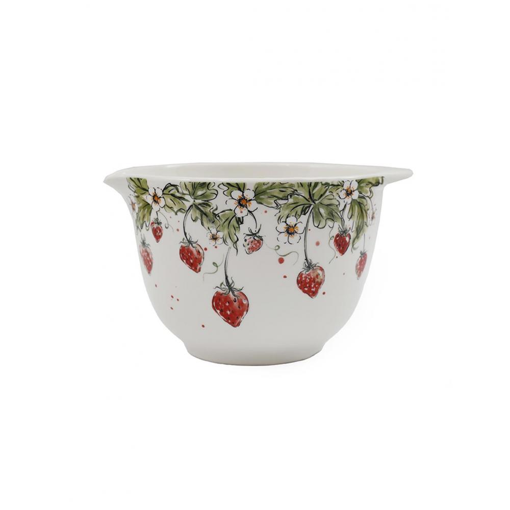 Μπωλ κεραμικό με φράουλες 27.3X22.5X16cm Plastona 014.KG3790