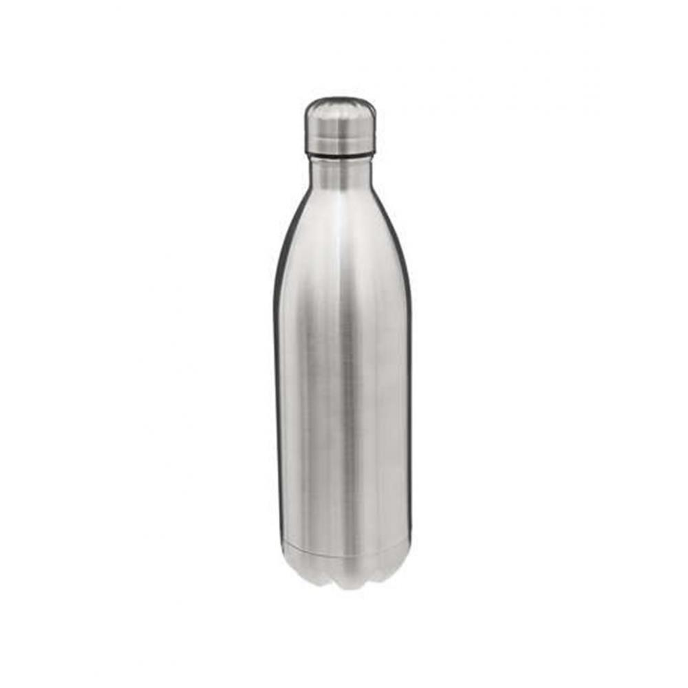 Μπουκάλι ισοθερμικό ασημί 1L Φ9 Η 32cm Plastona 07.181840
