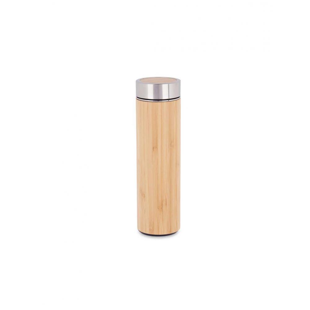 Μπουκάλι θερμός bamboo effect 500ml 15x21,6cm Plastona 029.86980