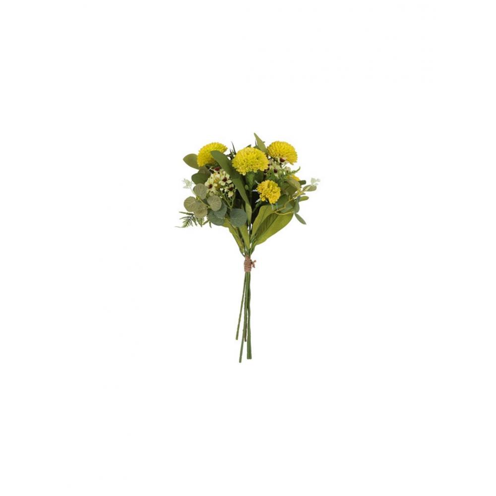 Ντάλιες μπουκέτο κίτρινο 12x18x45 cm Plastona 013.819415