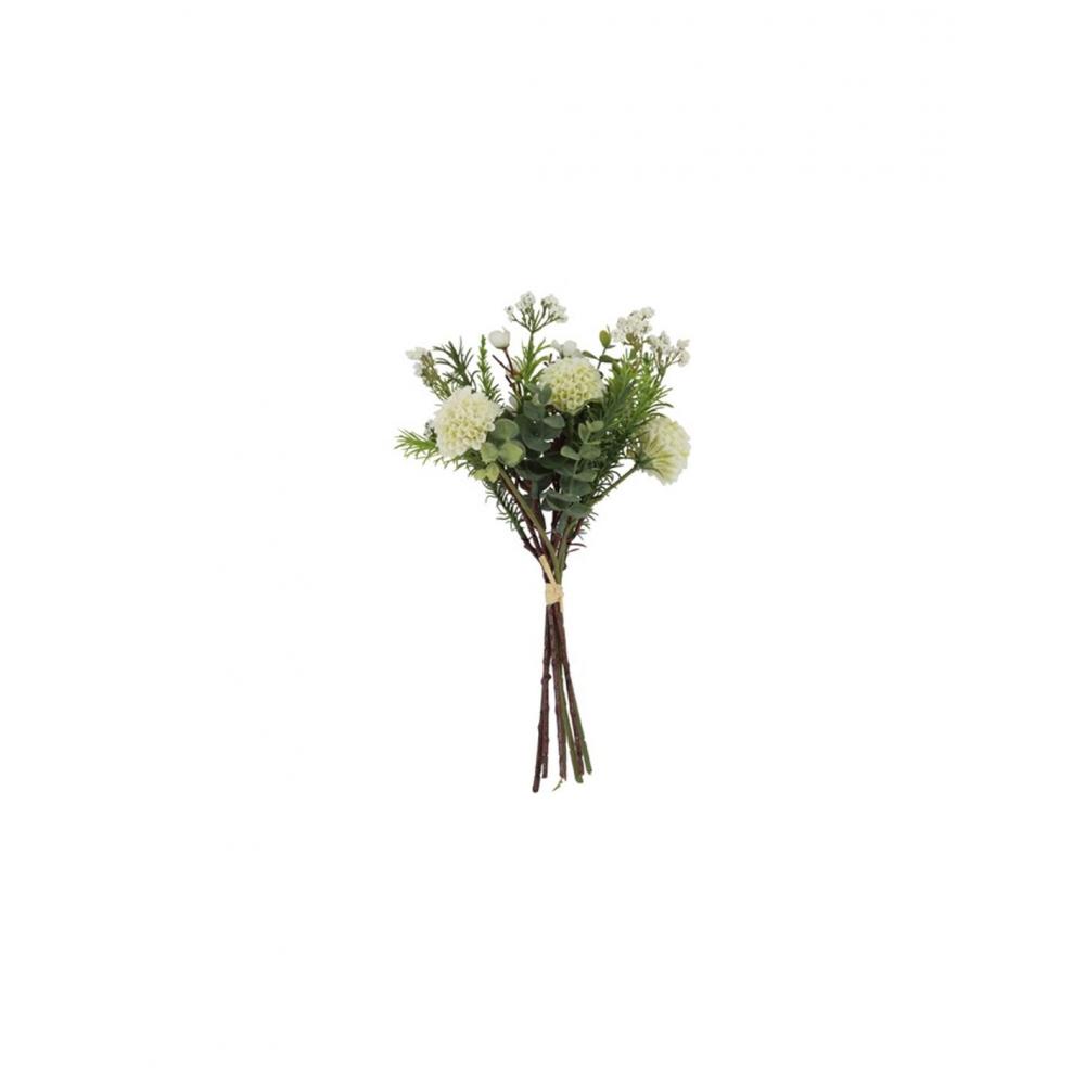 Ντάλιες μπουκέτο λευκό Η33cm Plastona 013.821326