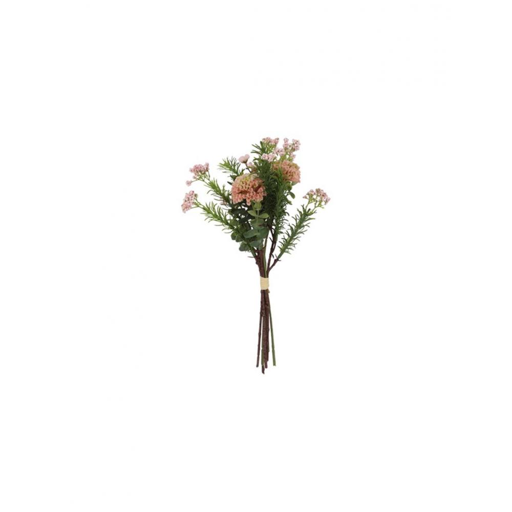 Ντάλιες μπουκέτο ροζ Η33cm Plastona 013.821320