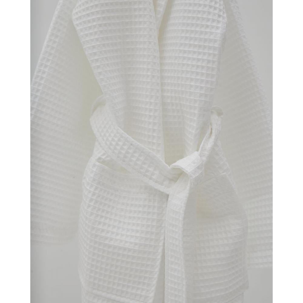 3D Πικέ Pima Cotton Waffle Παιδικό Μπουρνούζι Κιμονό Oliver One Size (43x80cm) Άσπρο Pennie 080617-01