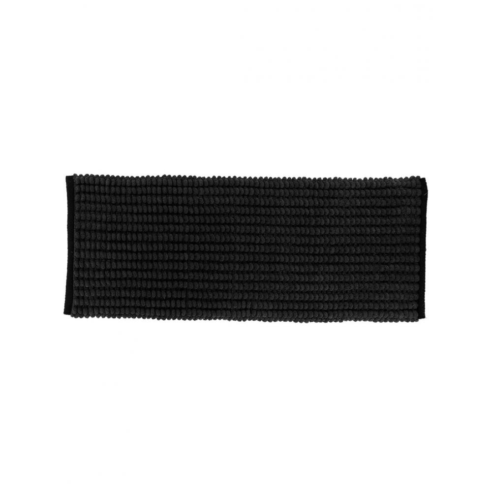 Πατάκι μπάνιου μαύρο Polyrster/cotton 45x120cm Plastona 06.AA7753103