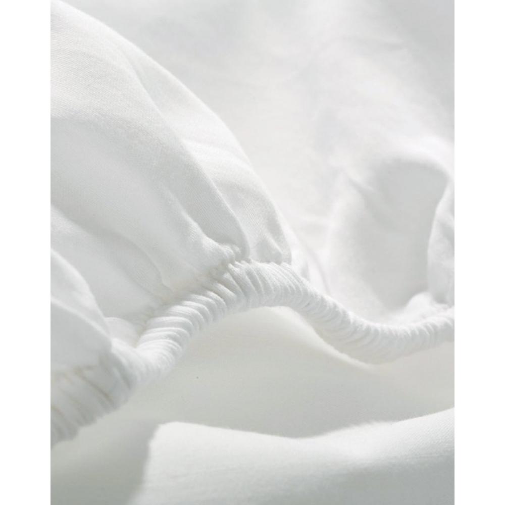 Σεντόνι με λάστιχο Peak Super Υπέρδιπλη | 180x200 37cm Άσπρο Pennie 072586-01