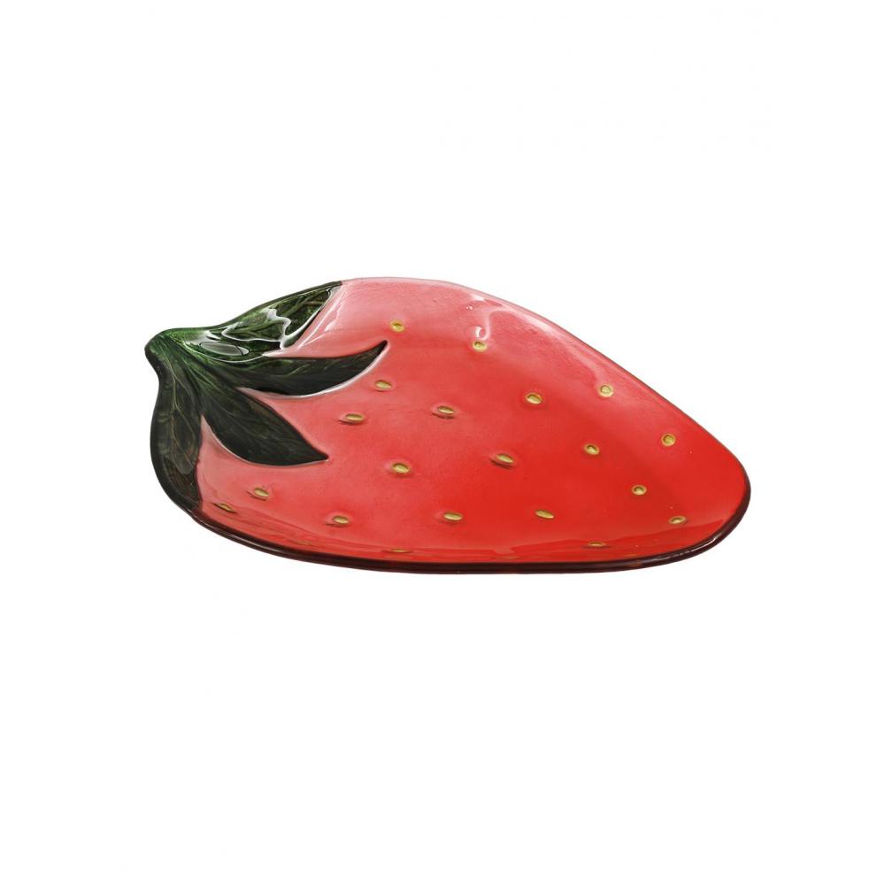 Πιατέλα γυαλ.Φράουλα 23X31X3cm Plastona 014.KG3844