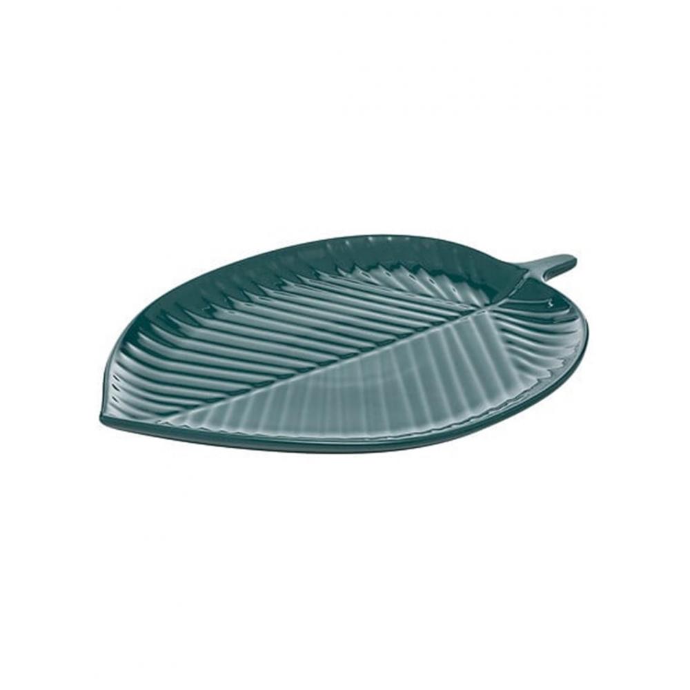 Πιατέλα κεραμική φύλλο πράσινο 34,5 x 26 x 2,5 cm Plastona 07.196597