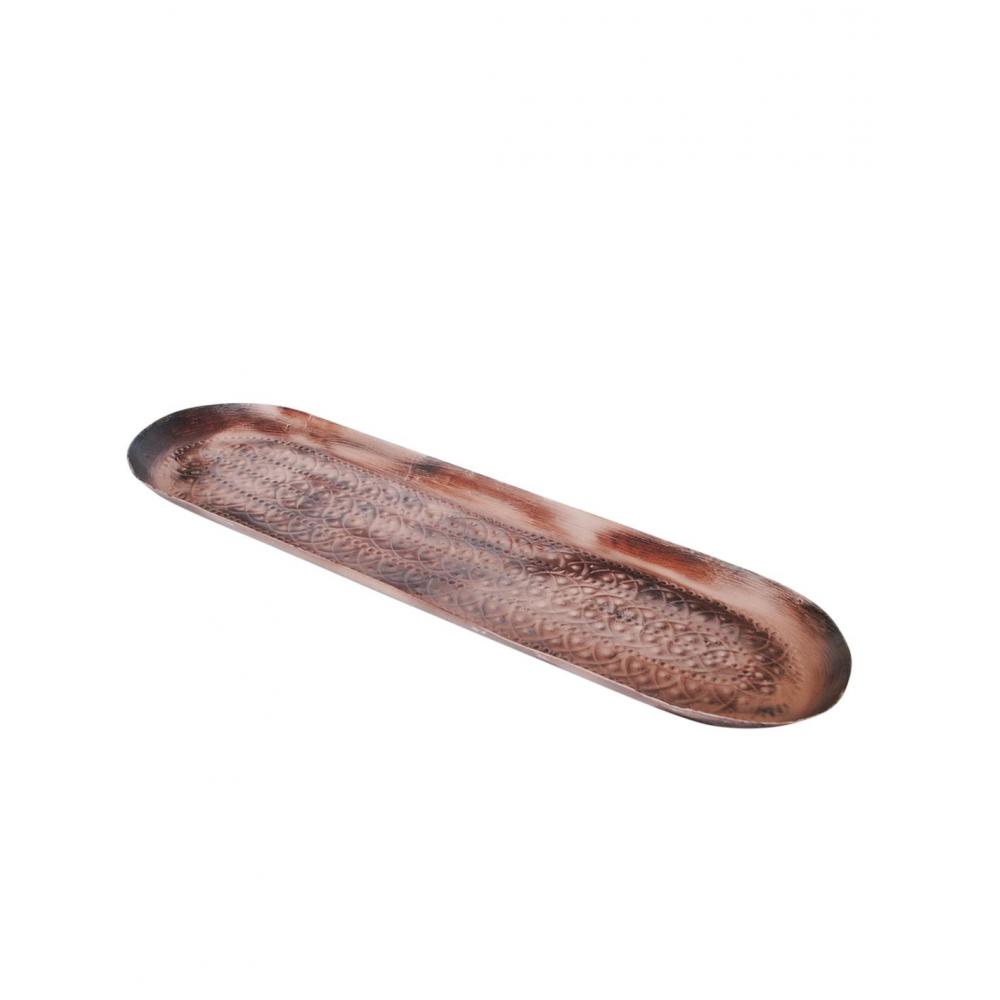 Πιατέλα μεταλλική οβάλ 81Χ24Η3,5cm Plastona 00.07.72048