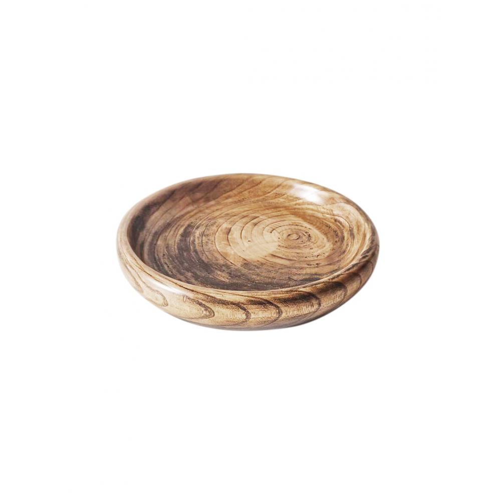 Πιατέλα mango καφέ vintage Φ37,5 Η7cm Plastona 00.07.75509