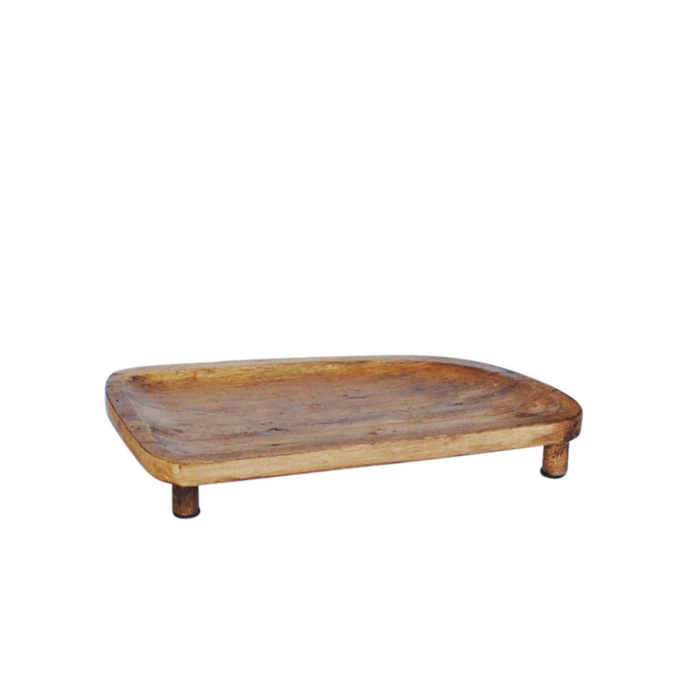 Πιατέλα σερβ.mango με πόδια 33,5x17H5cm Plastona 00.07.72003