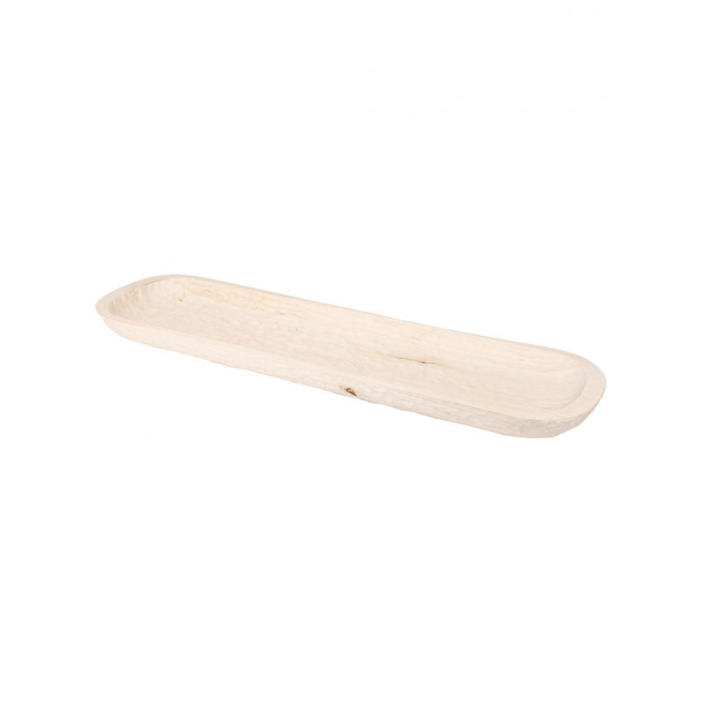 Πιατέλα σερβ. paulownia οβάλ φυσικό 100Χ27,5Χ6cm Plastona 00.07.75212