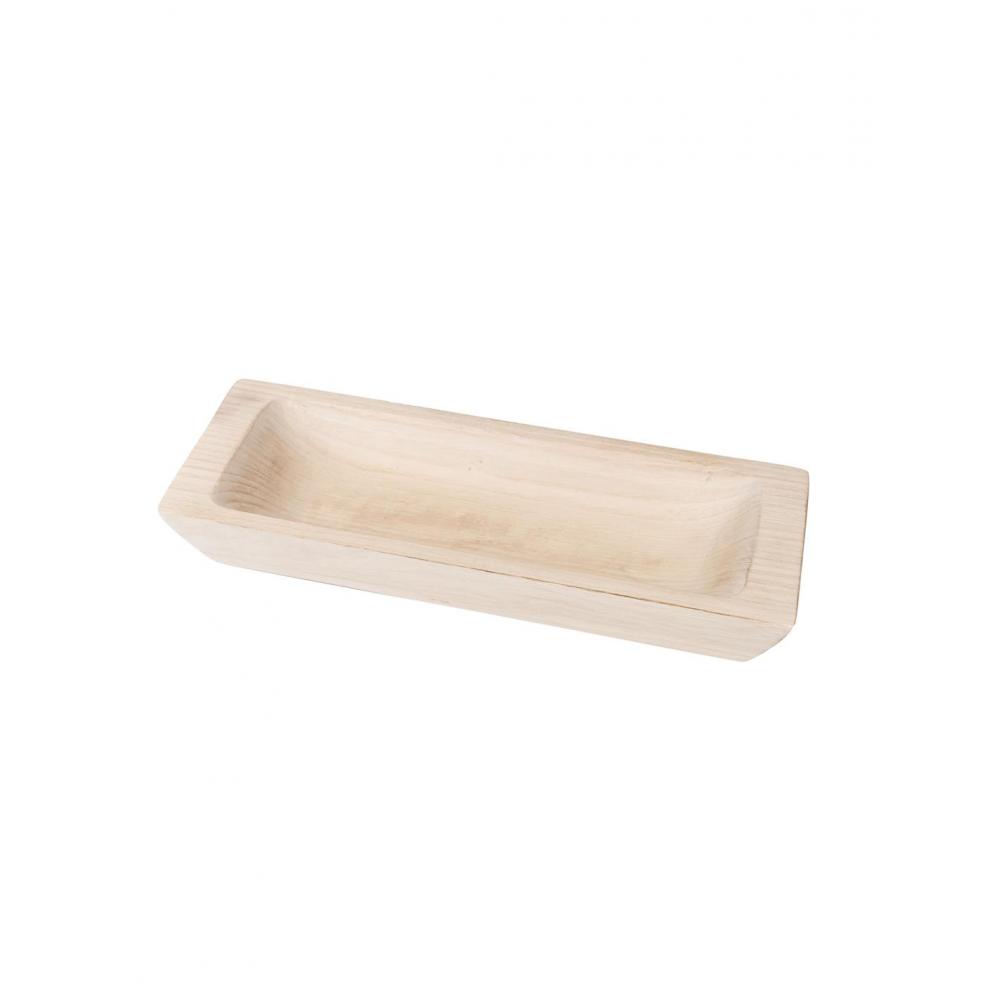Πιατέλα σερβ.paulownia παραλ/μη φυσικό  39,5Χ14Χ6cm Plastona 00.07.75217