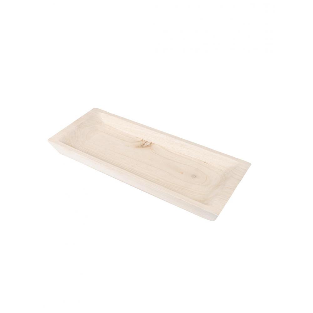 Πιατέλα σερβ.paulownia παραλ/μη φυσικό 60Χ24Χ6cm Plastona 00.07.75214