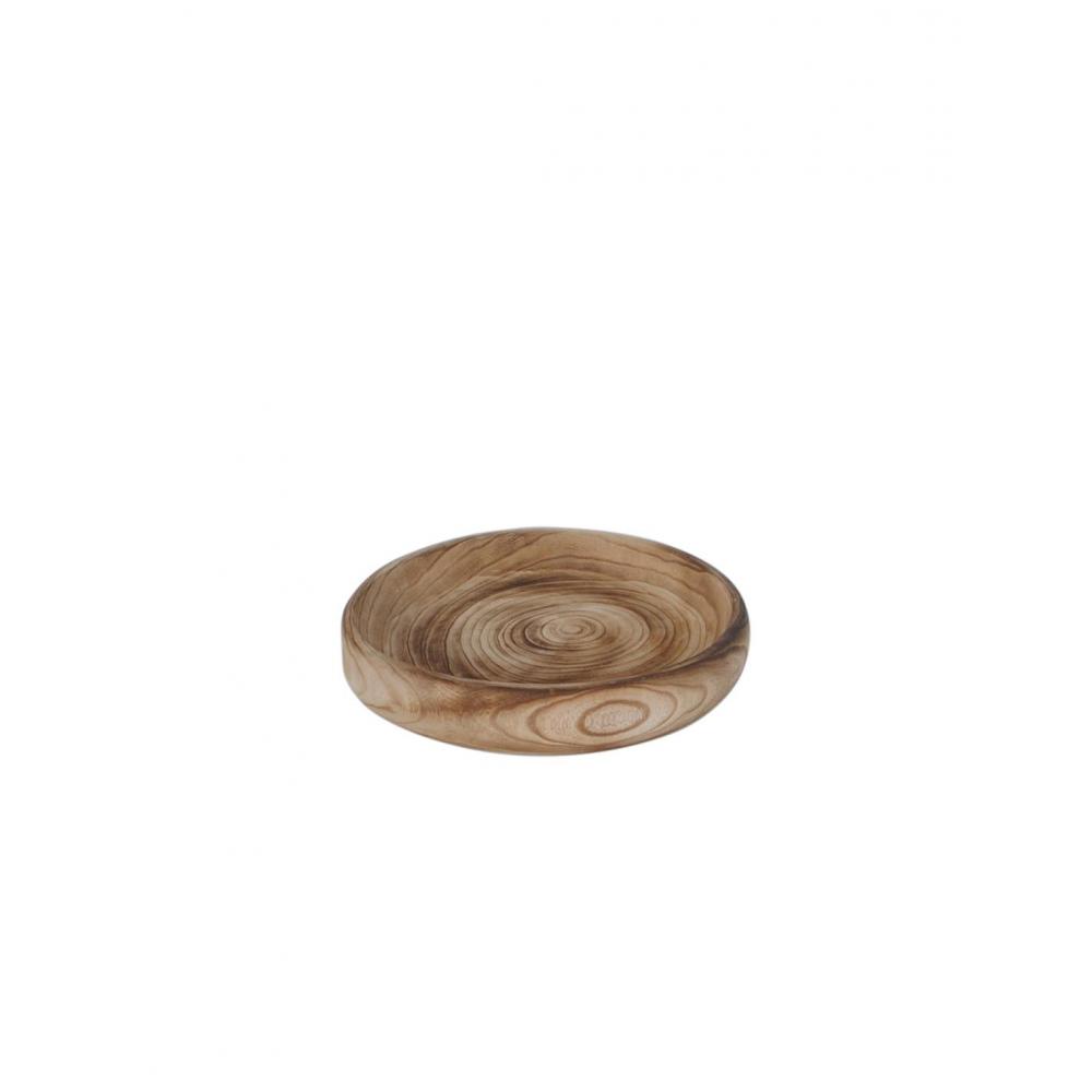 Πιατέλα σερβ.Paulownia καφέ αν. Φ26 Χ Η5cm Plastona 00.07.75515