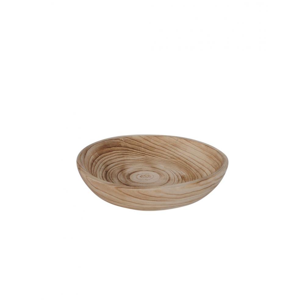 Πιατέλα σερβ.Paulownia καφέ αν. Φ45 Η9cm Plastona 00.07.75516
