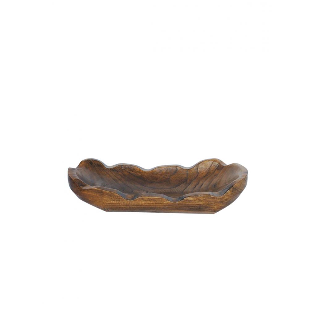 Πιατέλα σερβ.mango καφέ vintage 51Χ21Χ11cm Plastona 00.07.75507