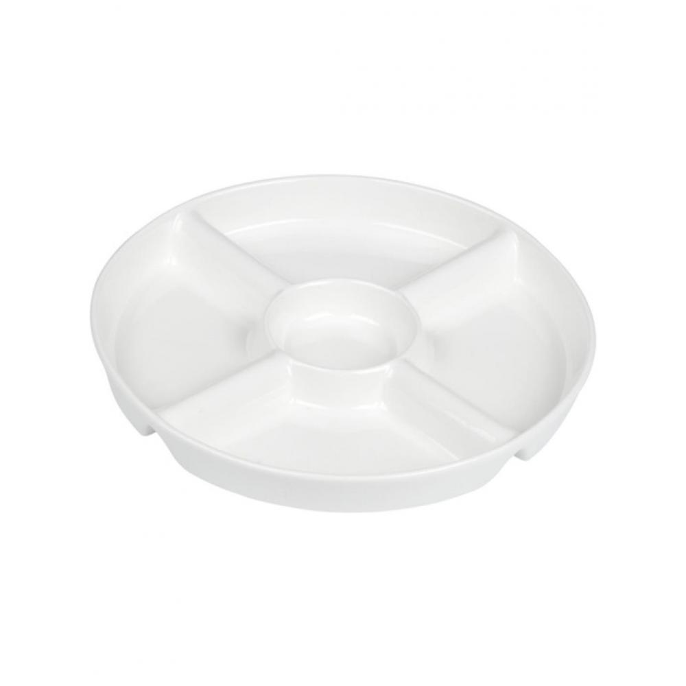 Πιατέλα σερβ.πορσ.λευκή 5θέσεων 23Χ3 Plastona 03.15026
