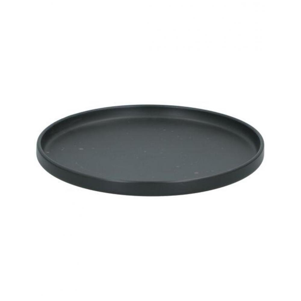 Πιάτο φαγητού μαύρο Stoneware Φ26,5cm Plastona 03.50051
